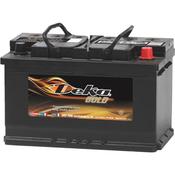 Deka Gold 12-Volt 790 CCA Automotive Battery, Top Post Right Front Positive Terminal