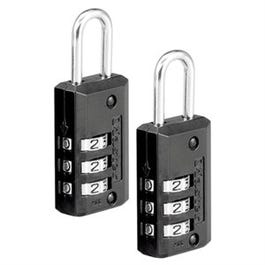2-Pack 13/16-In. Wide Combination Set-Your-Own Luggage Lock