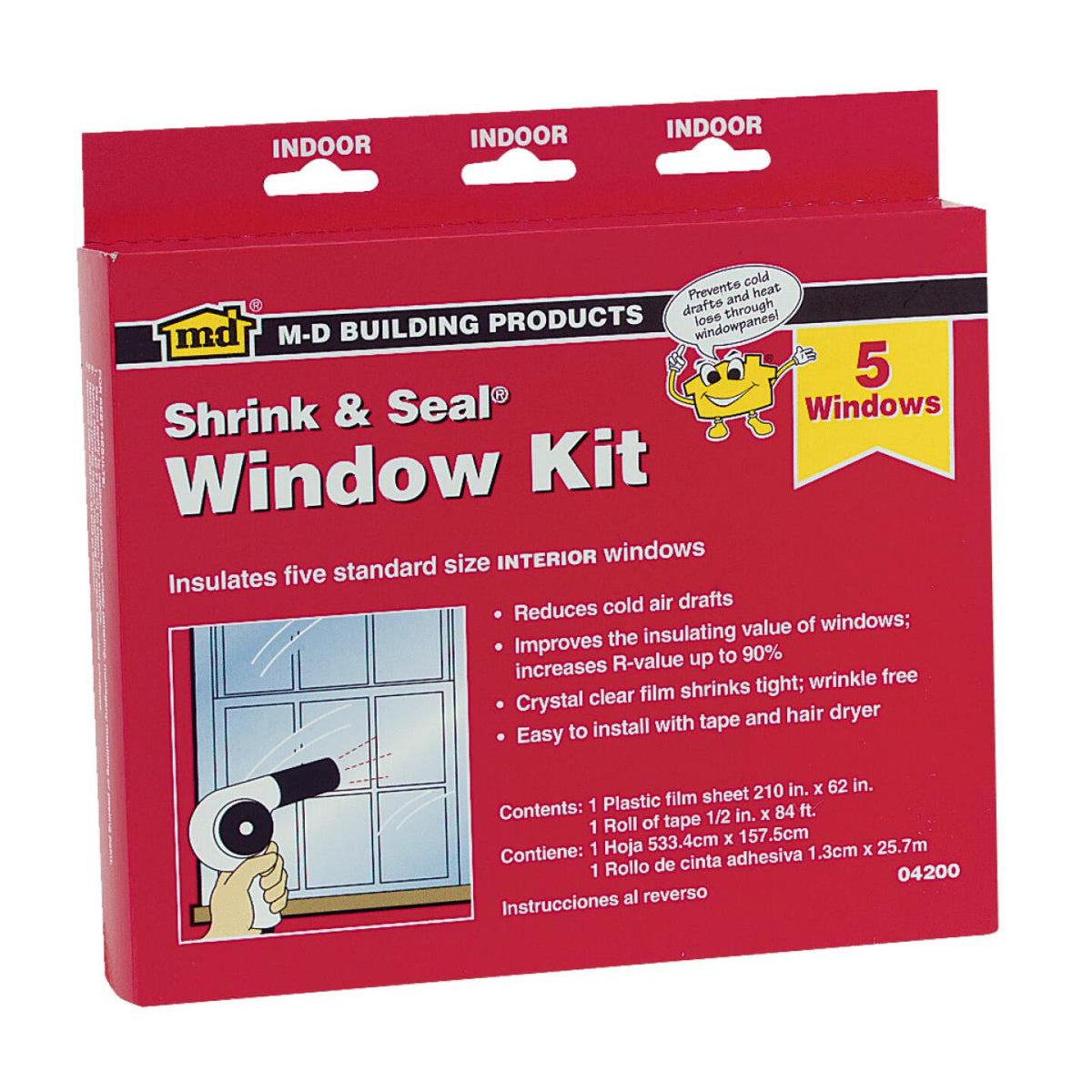 MD 210 In. x 62 In. Indoor Window Insulation Kit Jefferson City, TN