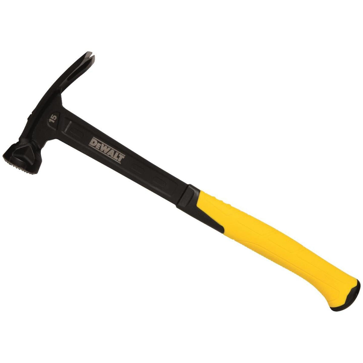 DeWalt 14 Oz. Milled Face MIG Weld Framing Hammer with Steel