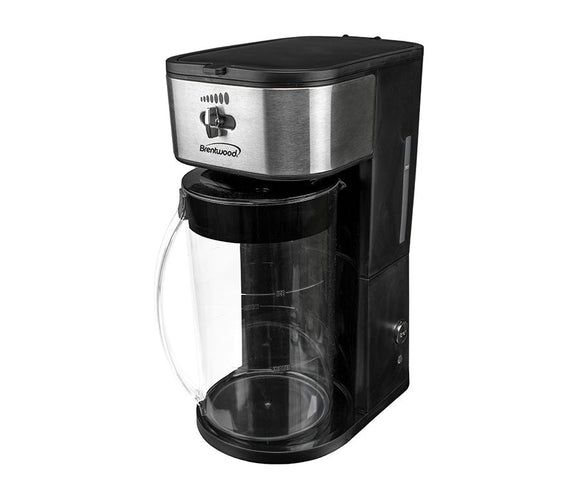 Brentwood KT-2150BK Iced Tea and Coffee Maker with 64oz Pitcher, Black (Black)