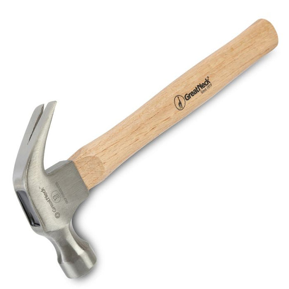 GreatNeck M13C Curved Claw Hammer 13 Oz. with Hardwood Handle