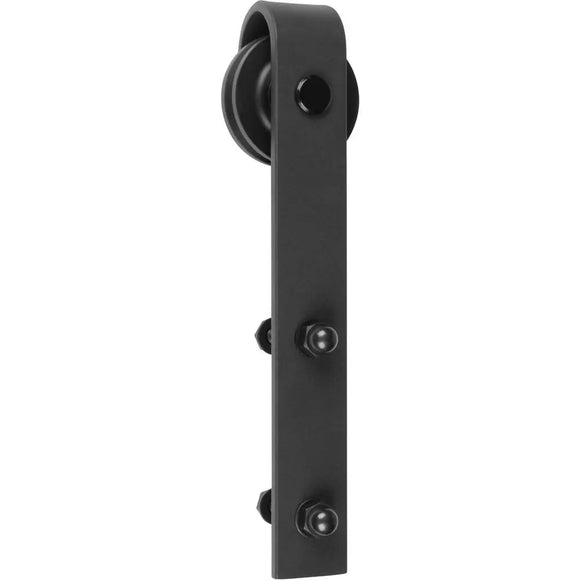 Delaney Hardware 1000 Series 6 ft. Barn Door Hardware, Black (6', Black)