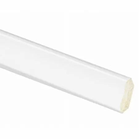 Inteplast Building Products 7/8 in. x 8 ft. L Prefinished White Polystyrene Trim (7/8 x 8', Prefinished White)