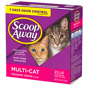 Scoop Away Multi-Cat Scented Litter Clumping Cat Litter 14 lb