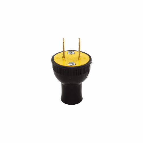 Eaton Cooper Wiring Straight Blade Plug Black 15A, 125V Black