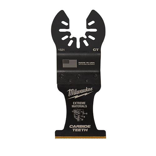 Milwaukee® Open-Lok™ 1-3/8 Titanium Enhanced Carbide Teeth Multi-Material Blade 2pk