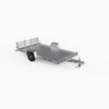 MAX 76X12 / 2,200 lbs / Single Axle / Gate / 2 Ball