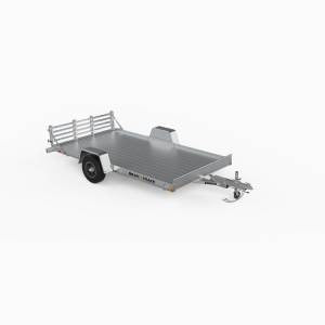 MAX 76X12 / 2,200 lbs / Single Axle / Gate / 2 Ball