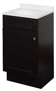 Zenna Home 1-Door Shaker Vanity with Top