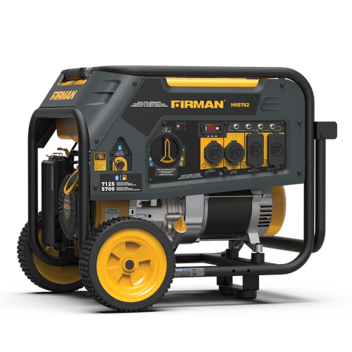 Firman Dual Fuel 5700W Portable Generator Recoil Start 120/240V