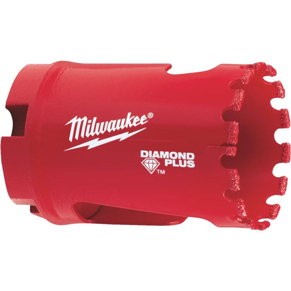 Milwaukee Diamond Plus 1-3/8 In. Diamond Grit Hole Saw