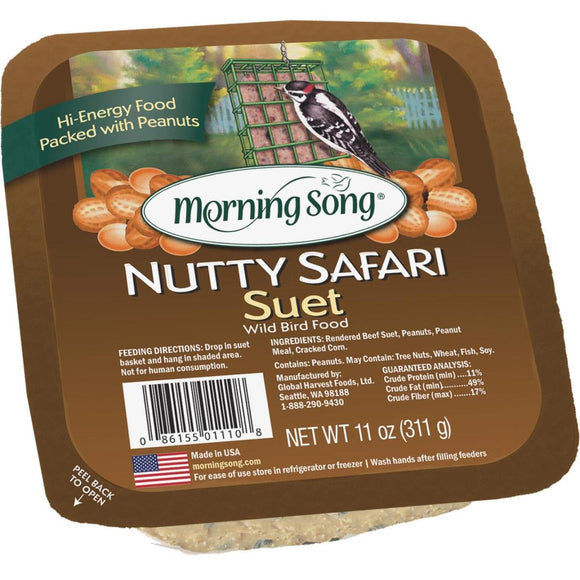 Morning Song 11 Oz. Nutty Safari Suet