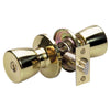 Master Lock Residential Grade 3 Door Hardware Tulip Style Knob Entry Door Lock; Polished Brass 2.12 in.