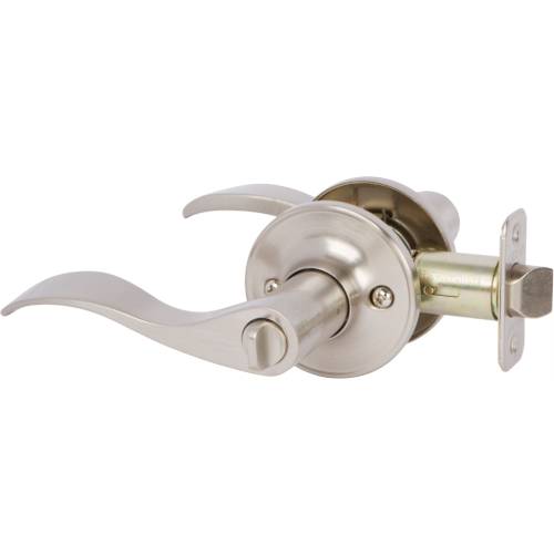 Delaney Hardware New Bennett Lever Privacy Satin Nickel (Satin Nickel)