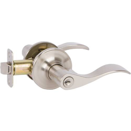 Delaney Hardware New Bennett Lever Entrance Satin Nickel (Satin Nickel)