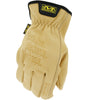 Mechanix Wear Leather Work Gloves Leather Cow Driver Medium, Brown