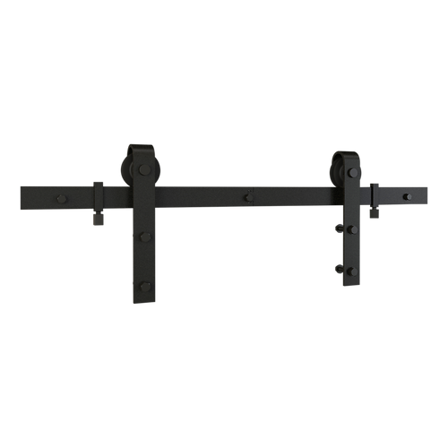 National Hardware Classic Interior Barn Door Kit (72, Matte Black - Boxed)