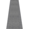 Multy Home Tracker 26 In. x 60 Ft. Gray Carpet Runner, Indoor/Outdooor