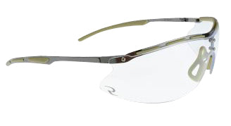 Radians CSB1011CS Bravo Glasses Polycarbonate Clear Lens Black Frame