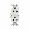Eaton Cooper Wiring Commercial Specification Grade Duplex Receptacle 20A, 125V White