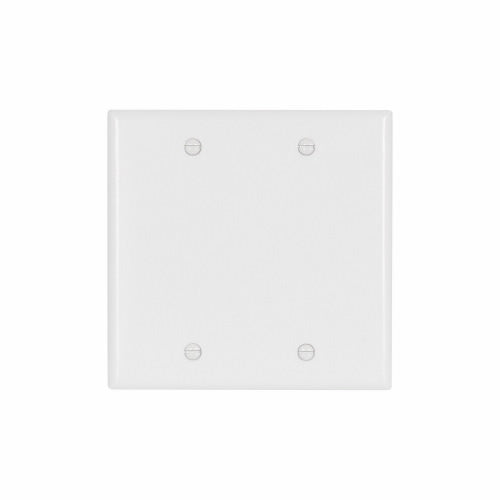 Eaton Cooper Wiring Standard Size Blank Wallplate, White