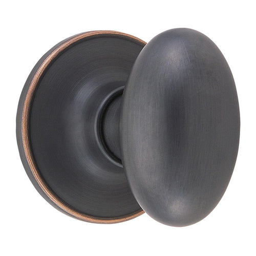 Design House Egg Dummy Door Knob in Oil-Rubbed Bronze