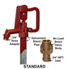 Merrill Mfg CNL7503 No Lead Frost Proof C-1000 Series Yard Hydrant, 3/4 Pipe Connection, 3 ft. Bury, with Galvanized Steel Stand Pipe