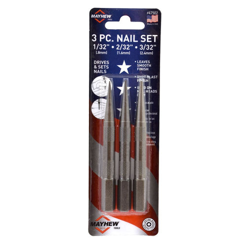 Mayhew Punch Sets - Nail Set