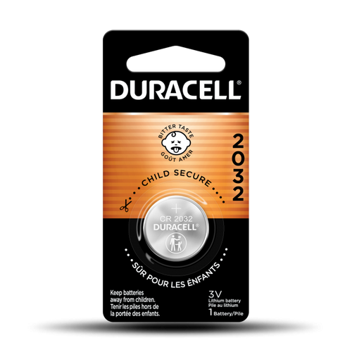 2 Piles Bouton Duracell CR2032 Lithium - Pour Montres, Clés De Voiture, Appareils électroniques - 3