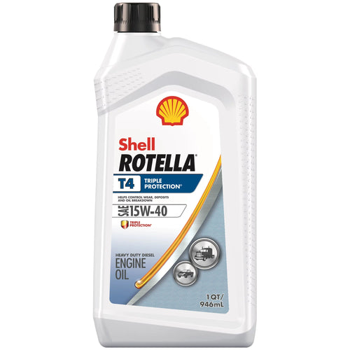 Shell Rotella Ty Shell Rotella® T4 Triple Protection 15W-40 1 Quart - Jefferson City, TN ...