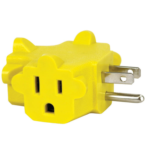 Prime 3-Outlet 90° Power Block Adapter