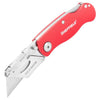 Sheffield 12614 Folding Lock Back® Utility Knife - Red