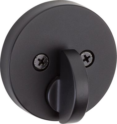 Kwikset Uptown Deadbolt - Keyed One Side - featuring SmartKey, Matte Black