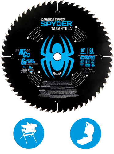 SM Products 10-IN 60T Fine Finish Saw Blade