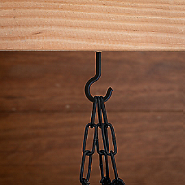 National Hardware Ceiling Hooks #0, 4-5/16, Storm Shine