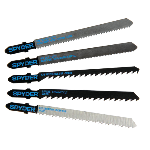 Spyder Multi-Material 5pc Jig Saw Kit