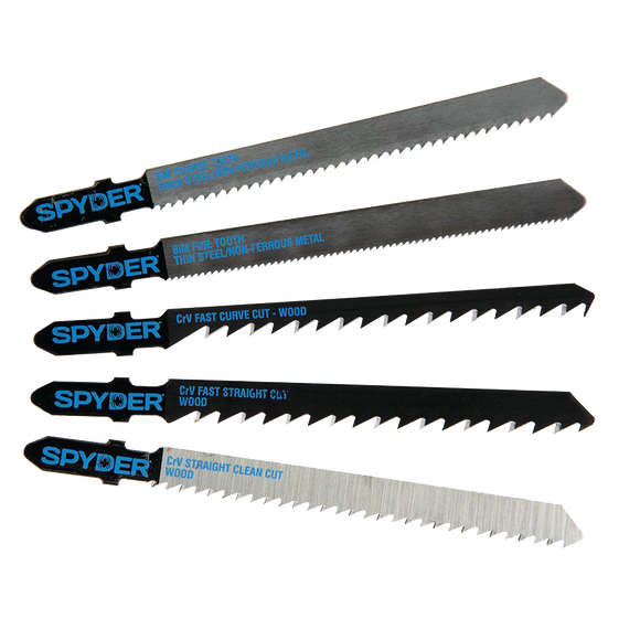 Spyder Multi-Material 5pc Jig Saw Kit