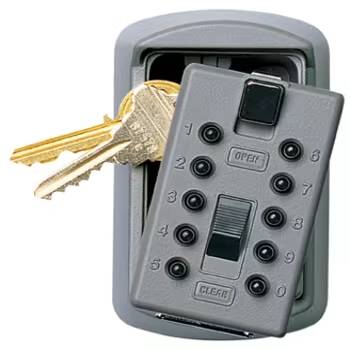 Keysafe Slimline 2-Key Pushbutton Titanium