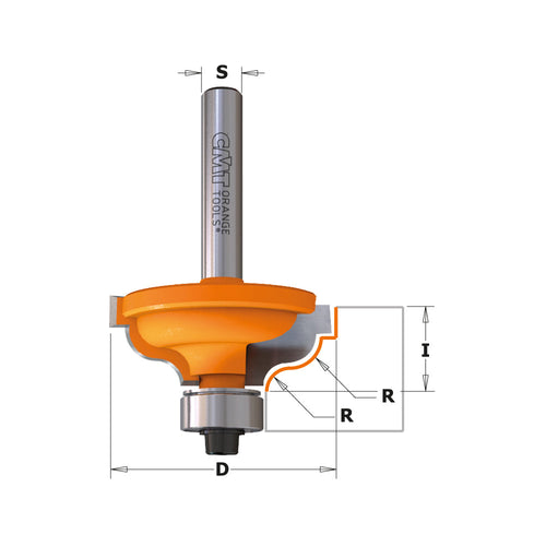 CMT Ogee with Fillet Bits