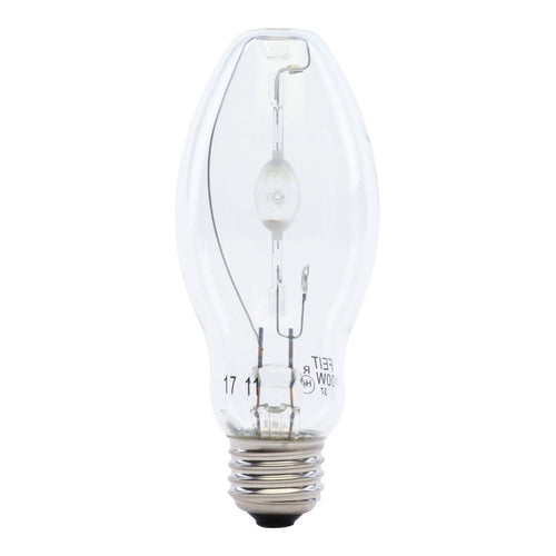 Feit Electric 100W Cool White (4000K) ED17 Shape E26 Medium Base Clear Metal Halide High Intensity Discharge HID Light Bulb