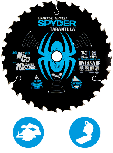 Spyder 24T Demolition Saw Blade