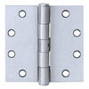 Ball-Bearing Hinge, Square Corners, Satin Stainless Steel, 3.5 x 3.5-In.