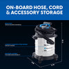 Vacmaster 5-Gallon* 3 Peak HP† Stainless Steel Wet/Dry Vacuum VOC507S
