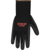 kinco Black Nylon-Spandex Knit Shell & CoolCoat™ Micro-Foam Nitrile Palm