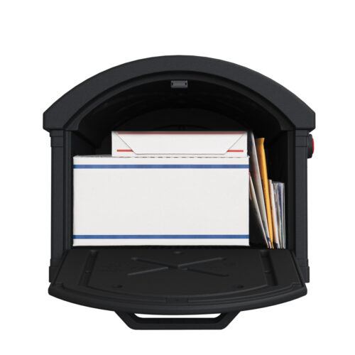 Gibraltar Mailboxes Grand Haven Mailbox & Post Kit – Black