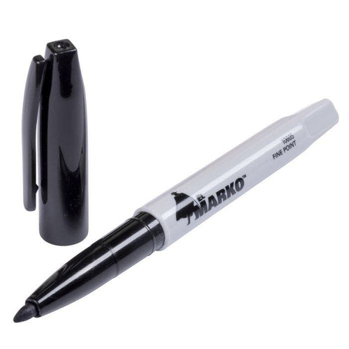 CH Hanson El Marko® Permanent Marker- Black (12 pack)
