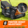 Senix 21 140cc Gas Self Propelled Lawn Mower, 3-in-1