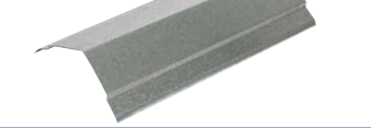 Amerimax Unpainted Galvanized Ridge Roll Cap