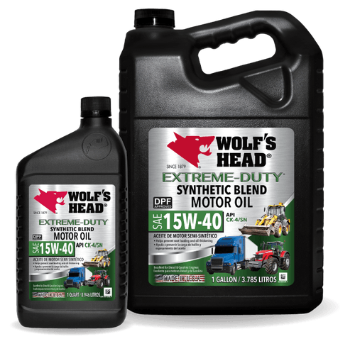 Wolf’s Head Extreme-Duty Mono-Grade Diesel Motor Oils